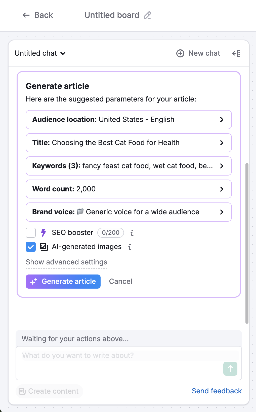 AI Article Generator image 1