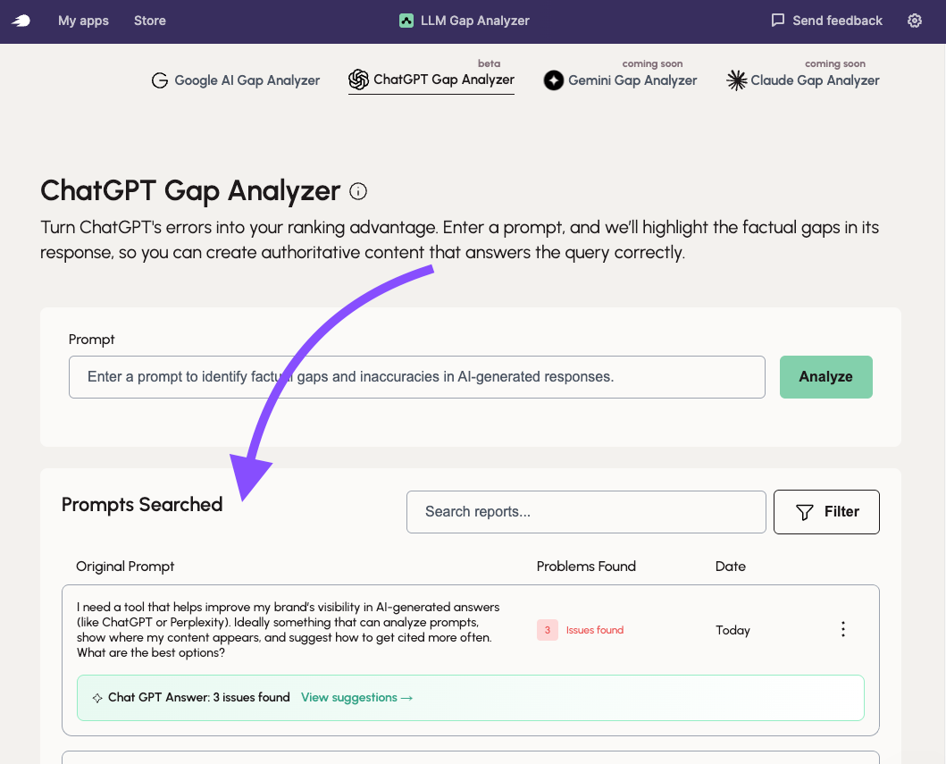 LLM Gap Analyzer image 21