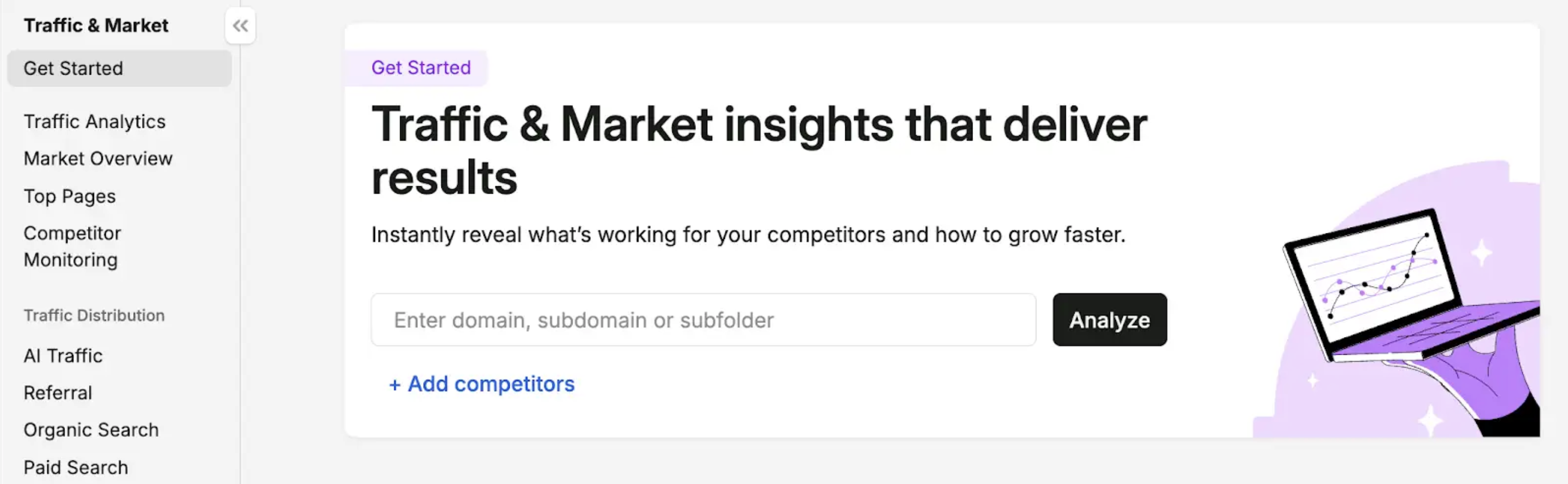 Getting Started with Semrush Traffic & Market image 1